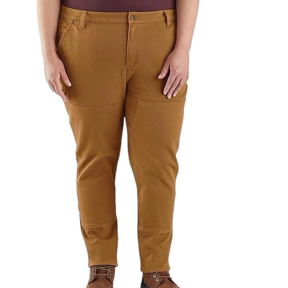 Carhartt Rugged Flex Relaxed Fit Twill Double-Front Pant Carhartt Brown 18 Tall - Picture 9 of 9